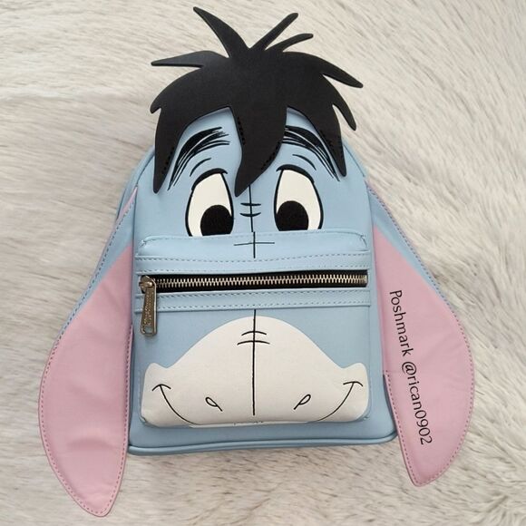 Loungefly Disney Winnie the Pooh Eeyore Cosplay Mini Backpack - Picture 1 of 6